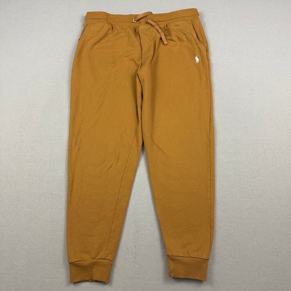 Polo Ralph Lauren Pants Men Extra Large Brown Fleece Sweatpants Joggers XL